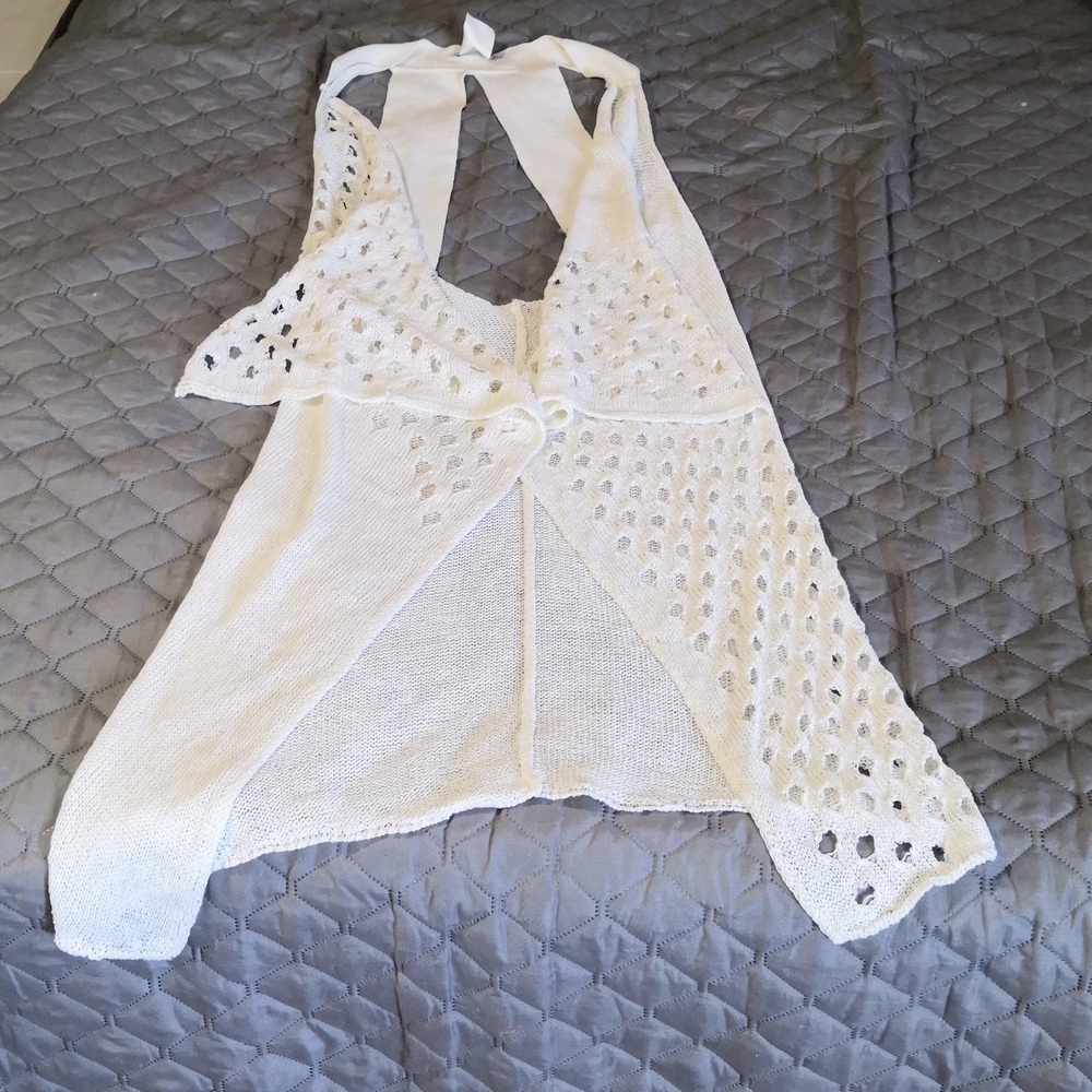 Sarah Pacini Linen Vest, one size